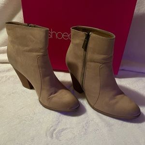 Beige booties